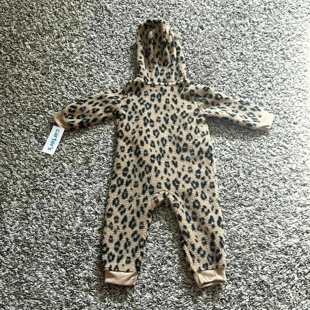 Carter’s Baby Leopard Sherpa Jumpsuit